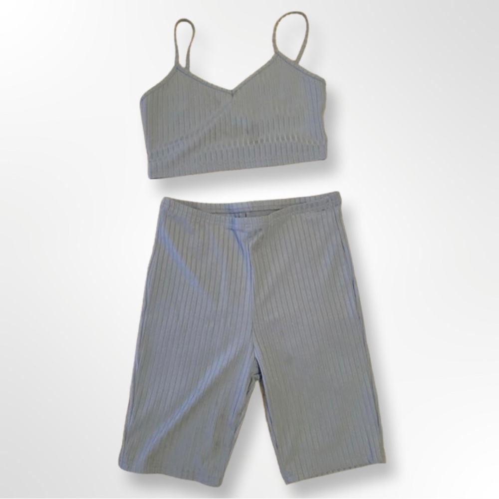 Grey 2 piece